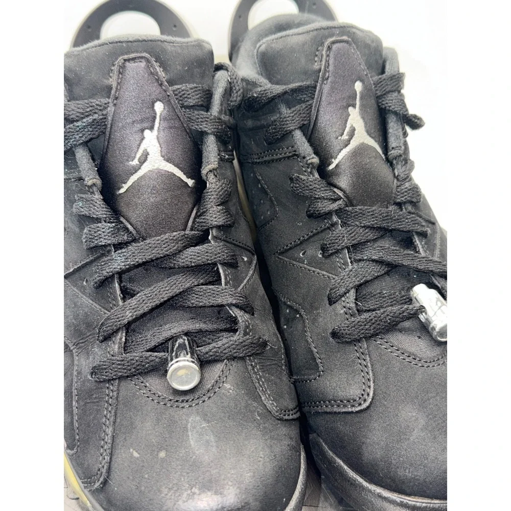 Jordan 6 Retro Low Chrome Black Metallic Silver 304401-003 Mens Size 8.5 2015